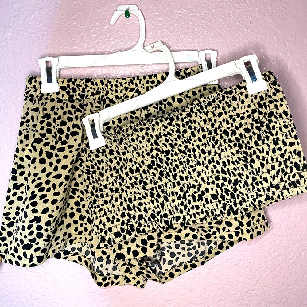 SHEIN LEOPARD PRINT 2 PEICE